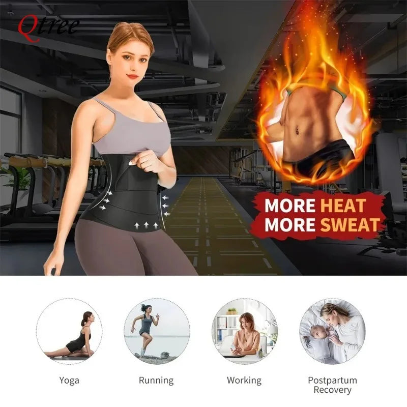 Qtree Body Shaper Sweat Waist Trainer | OWNLUXE