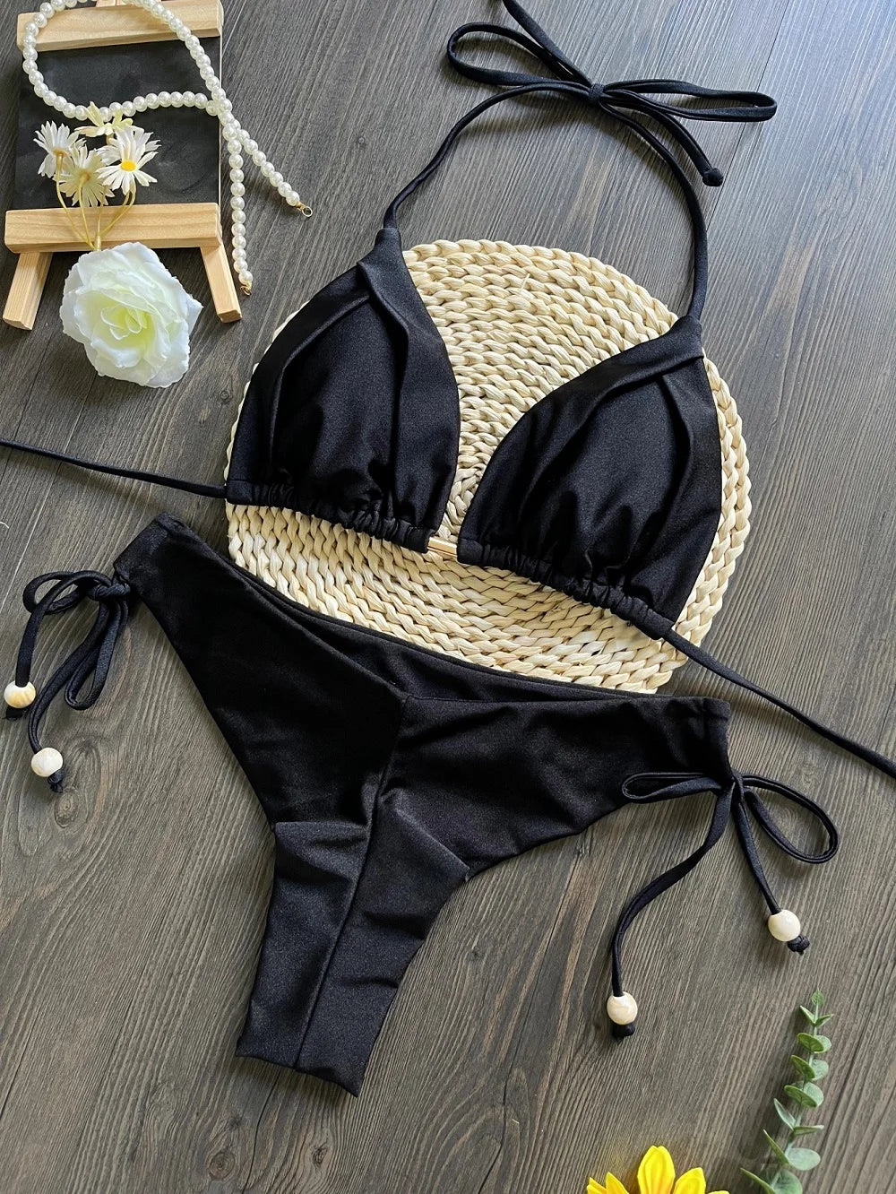 Women's Halter Push Up Bikini | OWNLUXE