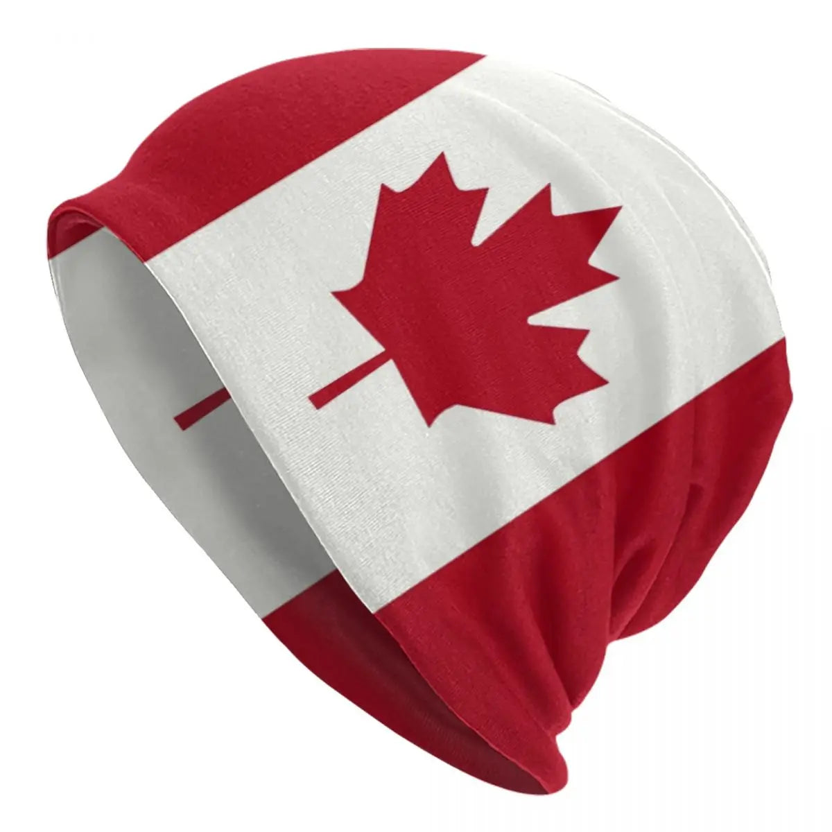 Canadian Flag Beanie – Unisex Winter Knitted Hat Canadian Patriotic | OWNLUXE