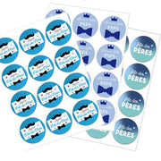 Happy Father's Day Decor Sticker Labels Bonne Fête Des | OWNLUXE