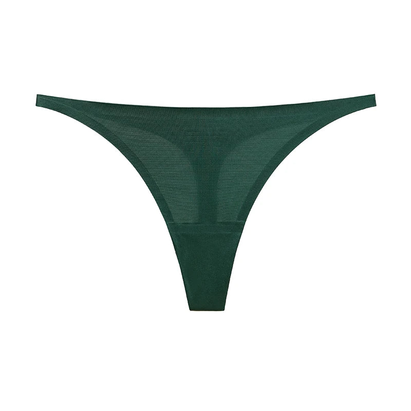 Ice Silk Seamless G-String Thong | OWNLUXE