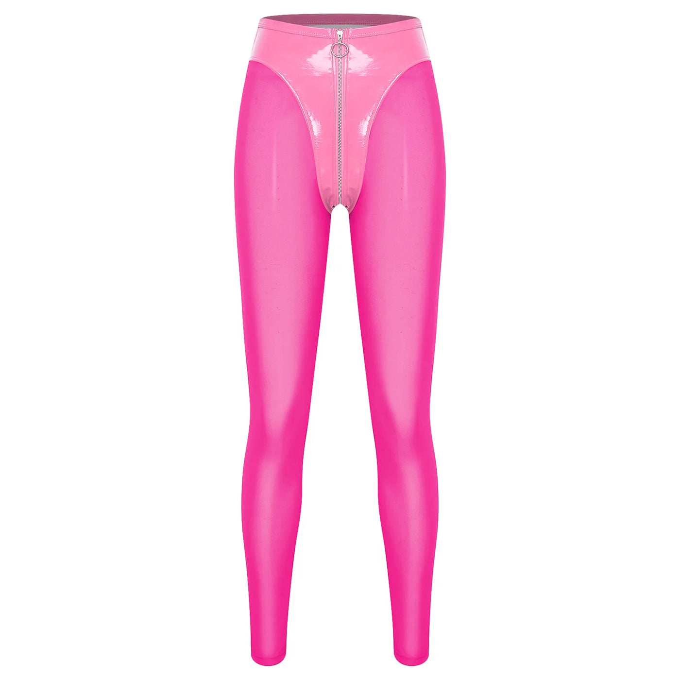 Women's Mesh Leather Leggings | OWNLUXE