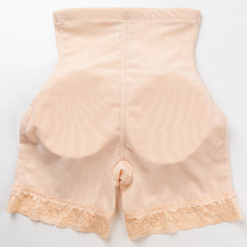 High Waisted Padded Butt Lifter Shapewear - Tummy Control Panty