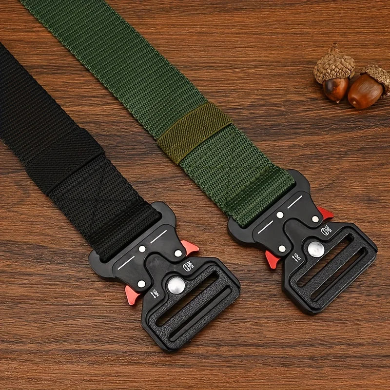 Women’s Tactical Canvas Belt – Adjustable, Quick Release