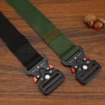 Load image into Gallery viewer, 🪖Tactical Canvas Belt – Adjustable &amp; Quick Release For Active Dad&#39;s | Ceinture tactique pour femmes – Réglable et à dégagement rapide 🪖
