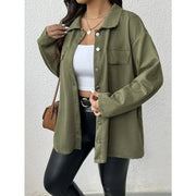 Women's Long Sleeve Plus Size Coat | OWNLUXE