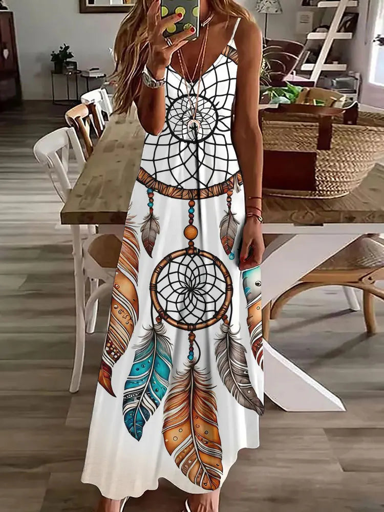 Bohemian Inspired Halter Dress – A Must-Have for Spring & Summer