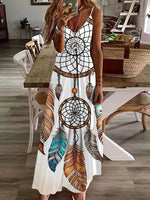 Load image into Gallery viewer, Bohemian Inspired Halter Dress – A Must-Have for Spring &amp; Summer
