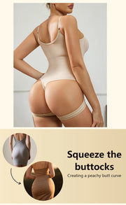 Seamless Butt Lifter Thong Bodysuit - Tummy Control Shapewear