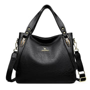 Luxury Soft Leather Tote Bag - Large Capacity Top-Handle Handbag | OWNLUXE