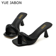 Women's Open Toe Square Toe High Heel Pumps – Shop at OWNLUXE