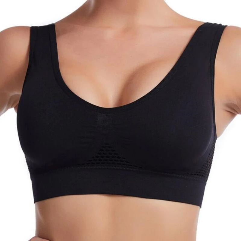 Breathable Wire-Free Sports Bra | OWNLUXE
