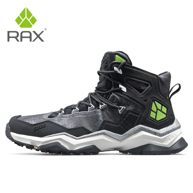 RAX Men Hiking Shoes Mid-top Waterproof Outdoor Sneaker | OWNLUXE