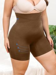 High-Waisted Tummy Control Shapewear Shorts - Body Shaper