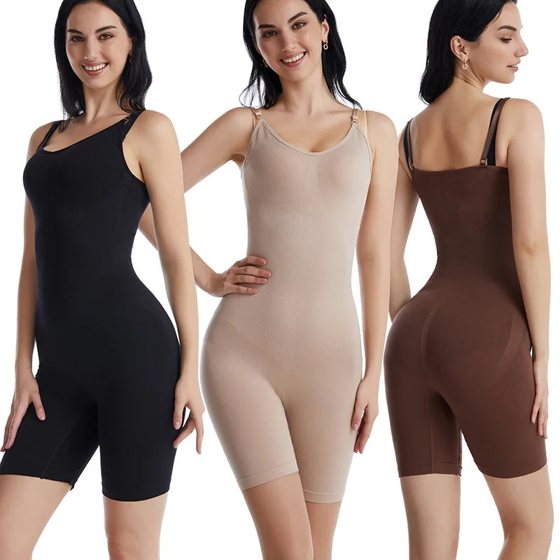 Women’s Full Body Shaper Bodysuit – Tummy & Thigh Slimmer