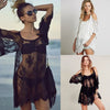 Women's Lace Swim Cover-Up (Black) | OWNLUXE