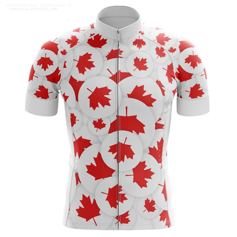 Canada Cycling Jersey 2026 - Quick Dry Performance Shirt
