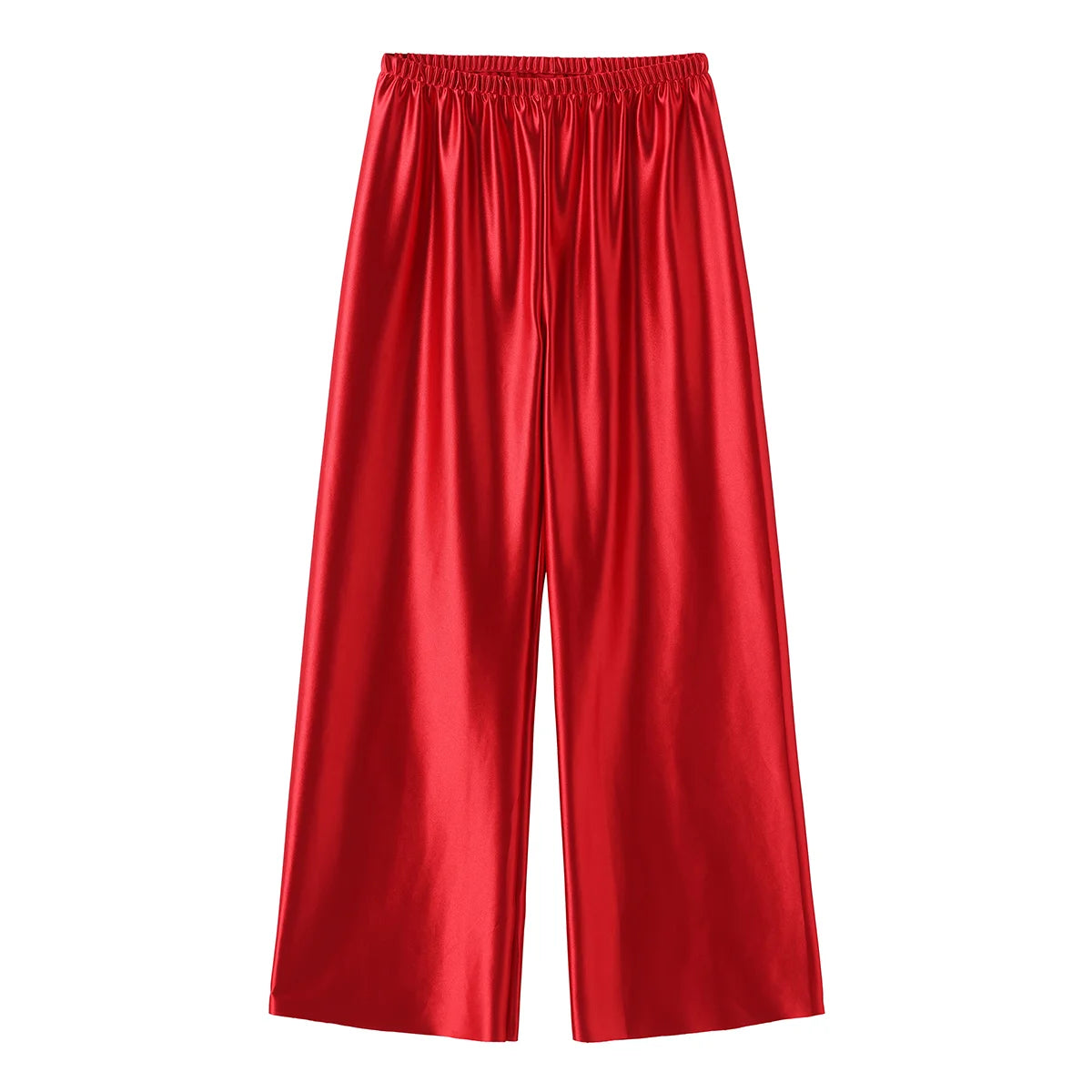 Women's Wide Leg Pants (White) | OWNLUXE