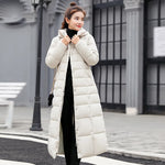 Load image into Gallery viewer, Winter Clothes Women Fur Parkas Quilted Jackets For Women Thicken Warm Long Coat Jacket Clothing Hooded Autumn Pdded Clothes
