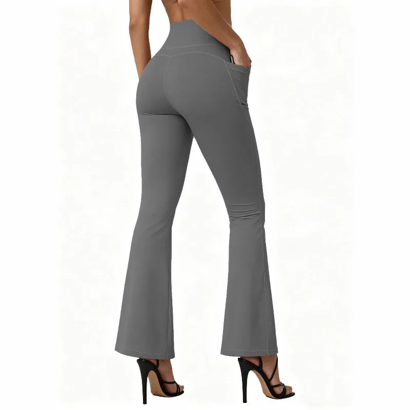 Women's Wide Leg Butt Lifter Plus Size Leggings | OWNLUXE