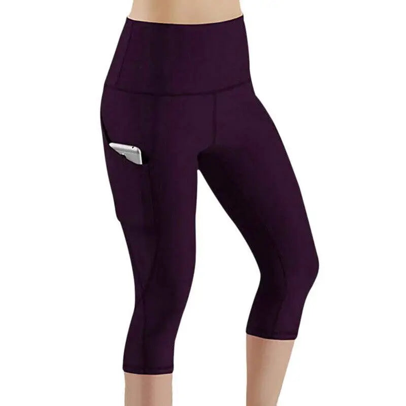 🔹 High-Stretch Pocket Leggings for Women – Yoga & Maternity Comfort | Legging femme extensible avec poches – Confort yoga & maternité