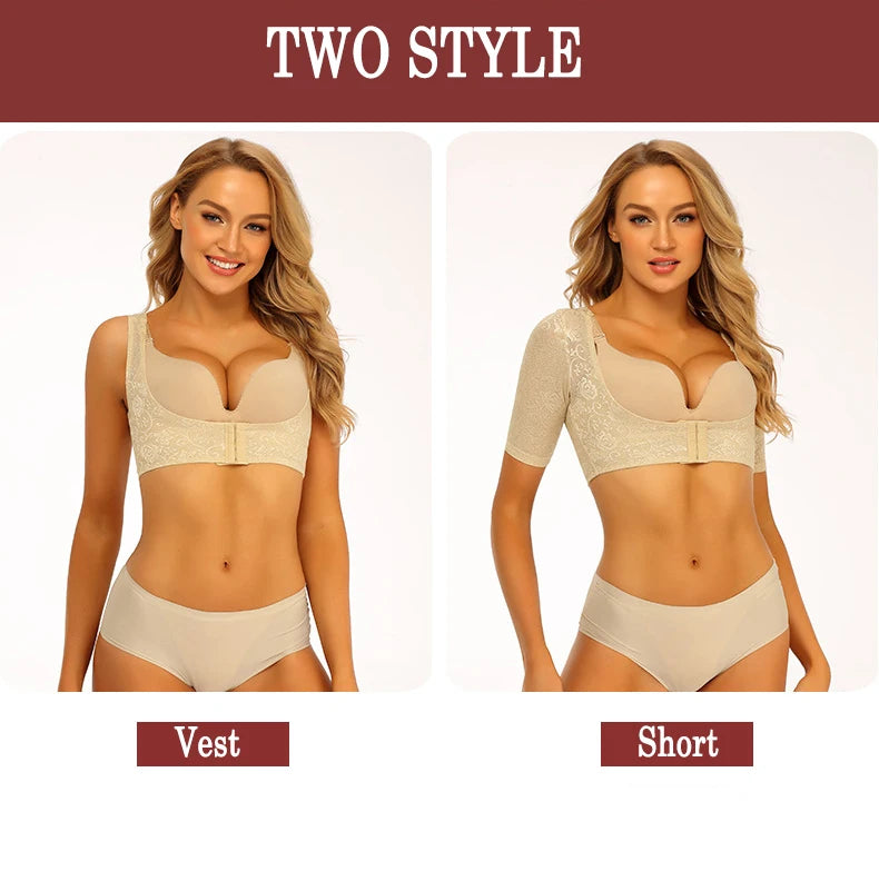 Upper Arm Shaper Top with Posture Corrector Vest