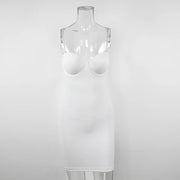 Shapewear Slip Dress with Bra – Tummy Control Body Shaper