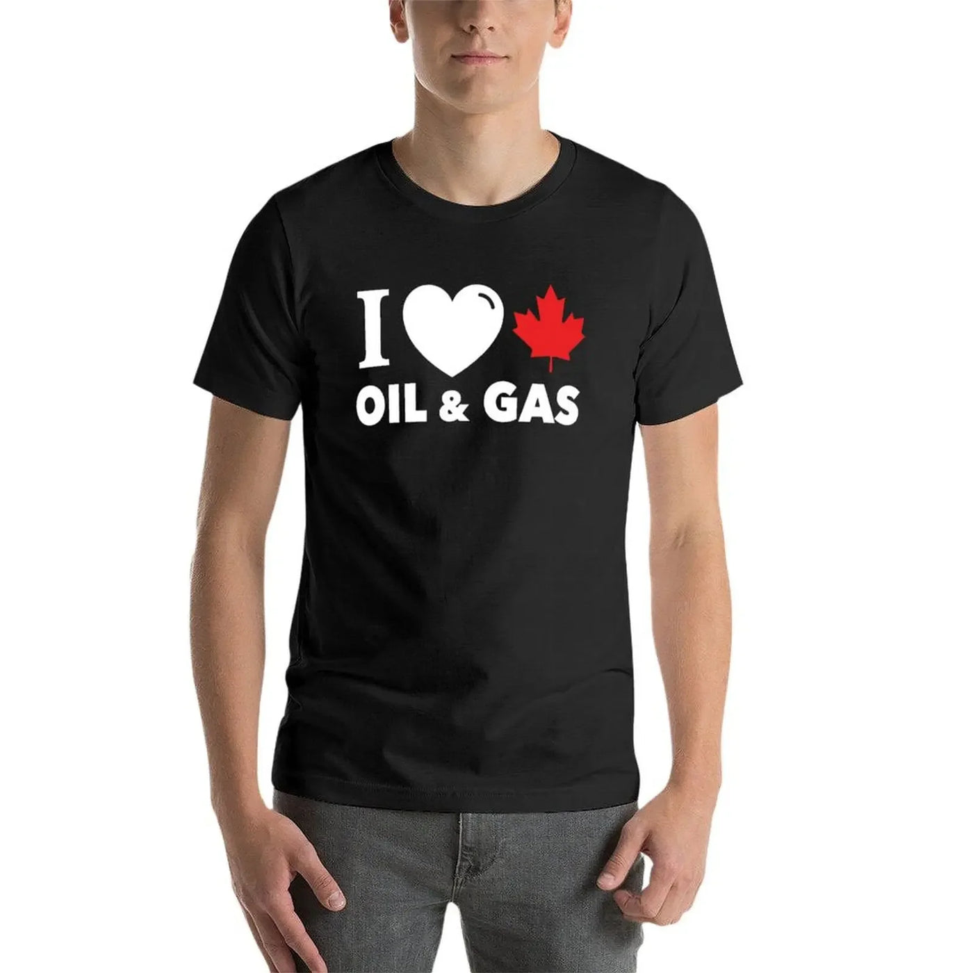 I Love Canadian Oil & Gas T-Shirt – Alberta Maple Leaf Pride Tee | OWNLUXE