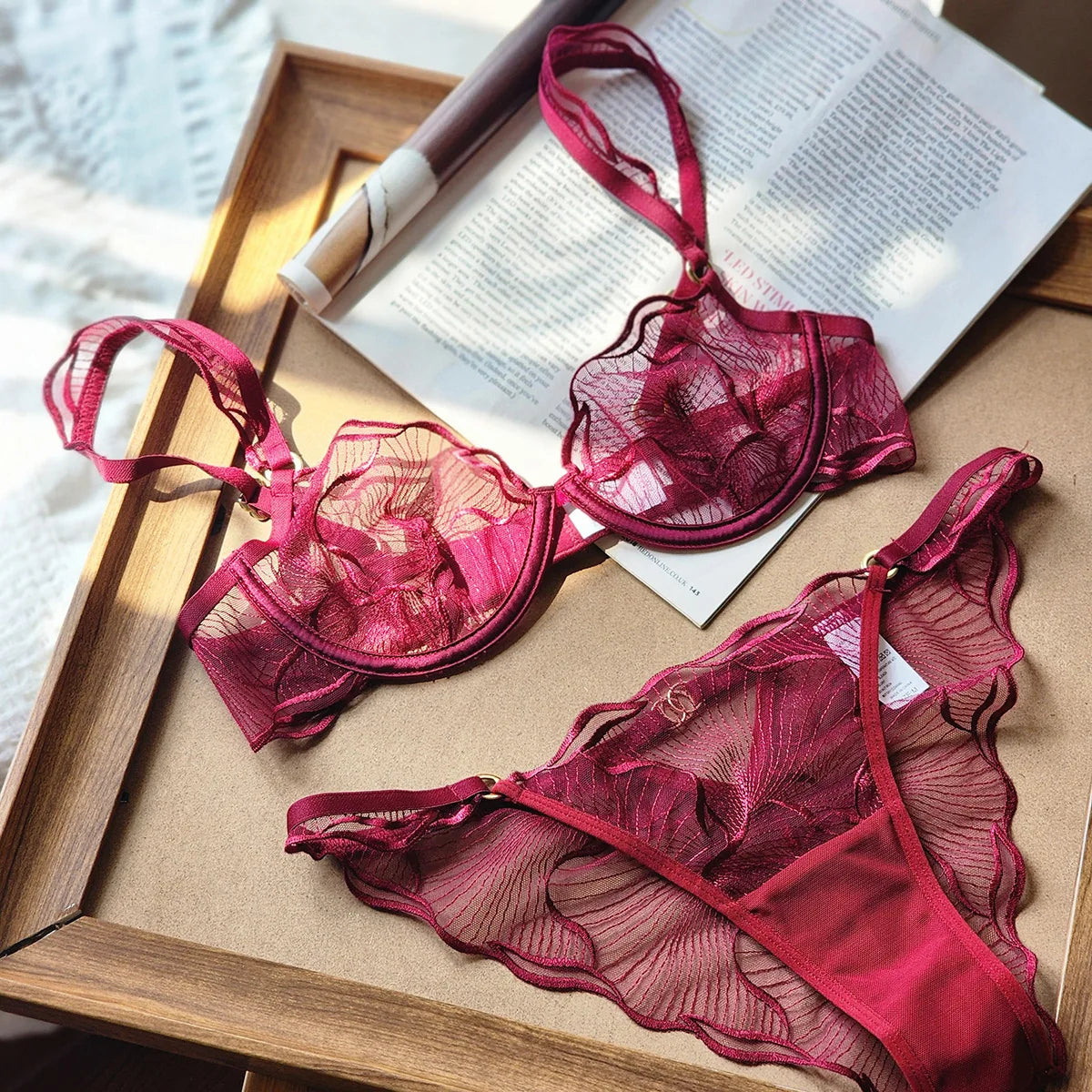 Women's Breathable Lace Mesh Bra | OWNLUXE