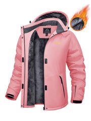 Women’s Fleece-Lined Winter Jacket with Hood