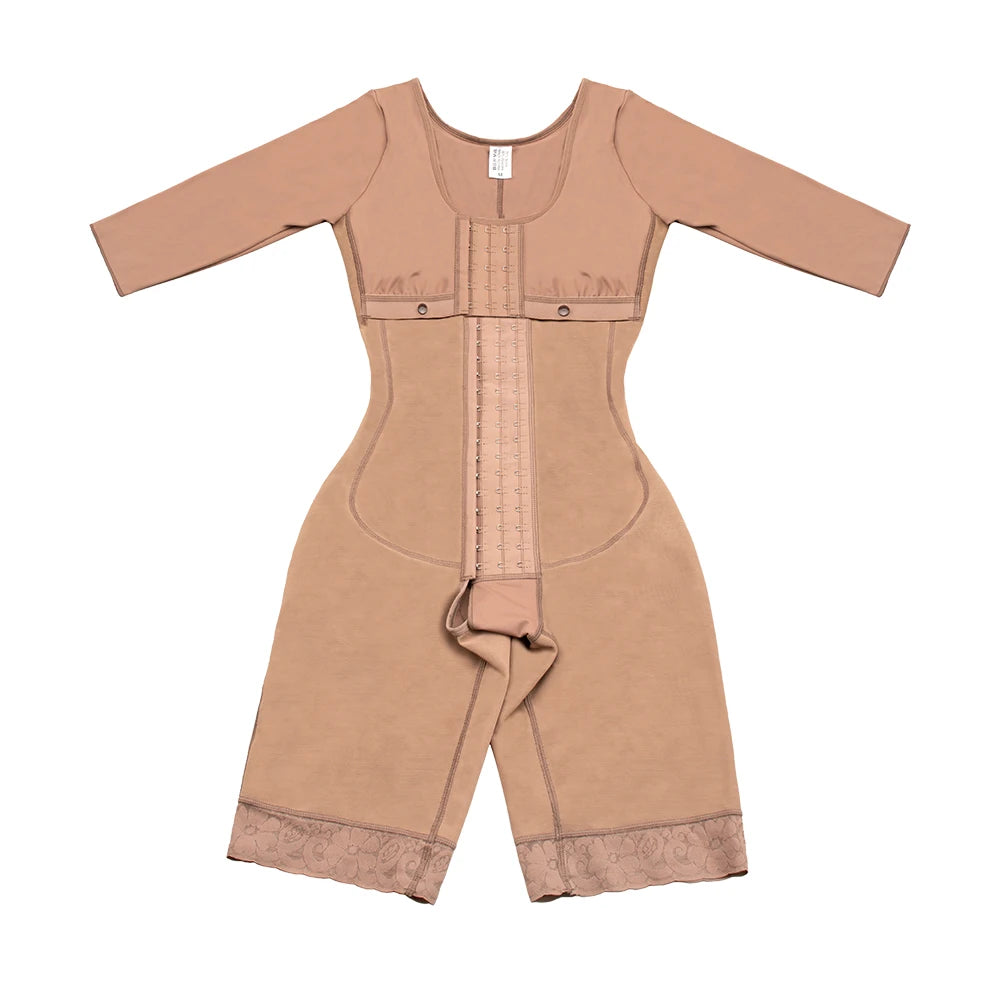 Full Body Shapewear Bodysuit with Lace - Firm Control Tummy Slimming | OWNLUXE