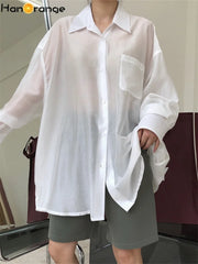 Lyocell Long-Sleeve Blouse | OWNLUXE