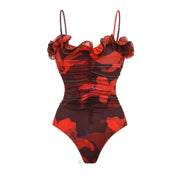 Women’s Wire-Free Bikini Set – Adjustable Mid-Waist 2‑Piece