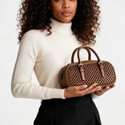 Polyester Vintage Boston Bag | OWNLUXE