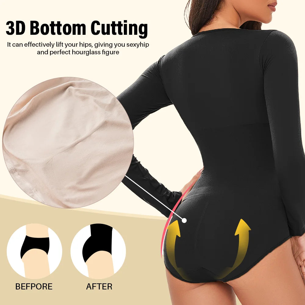 Firm Control Shaping Bodysuit – Cupless Wire-Free Smoother