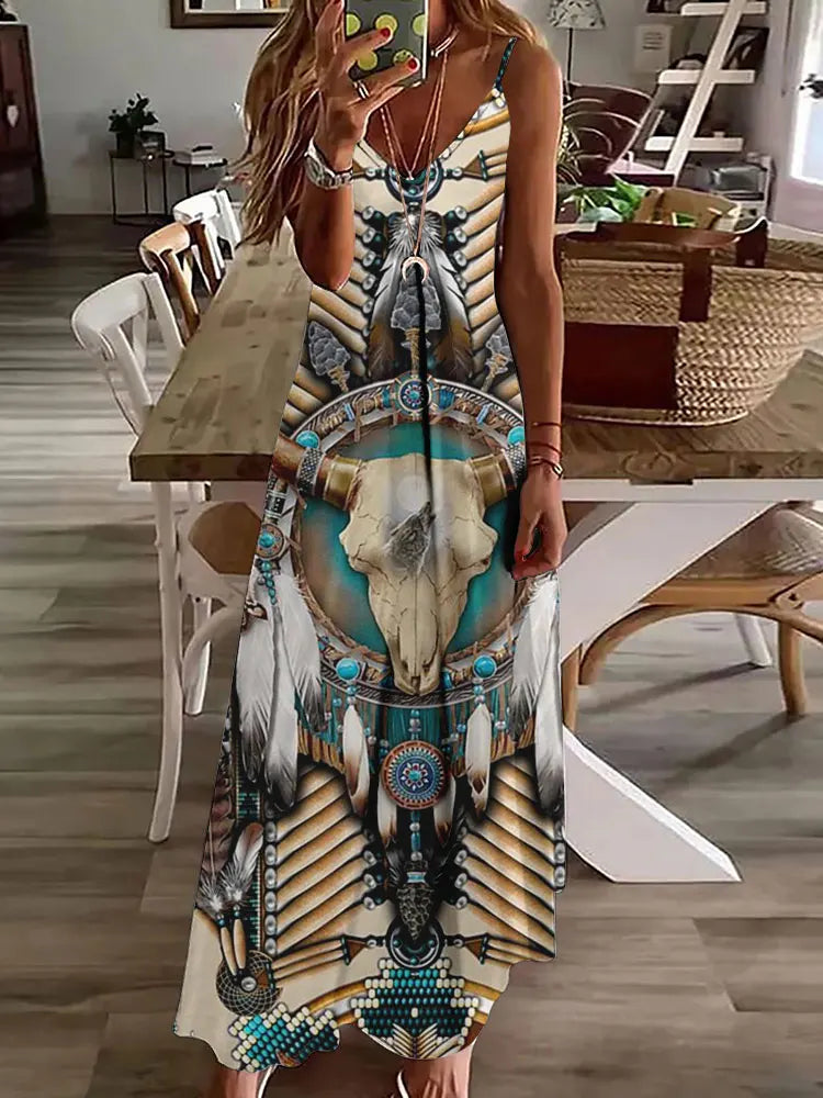 Bohemian Inspired Halter Dress – A Must-Have for Spring & Summer