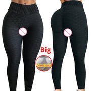 Crotchless Sport Zip-Up Push-Up Leggings | OWNLUXE