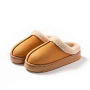 Women’s Fluffy Winter Indoor Slippers with Thick EVA Sole