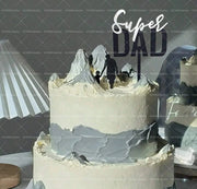 Father’s Day Acrylic Sign – Modern Clear Tabletop Décor