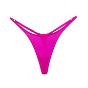 Ice Silk Leopard Print G-String Thong | OWNLUXE