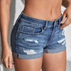 Women's Denim Slim Fit Shorts | OWNLUXE