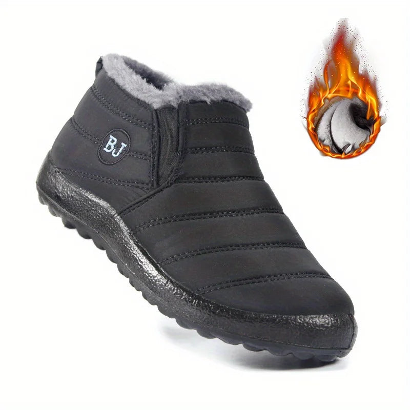 Women’s Waterproof Warm Snow Boots – Non-Slip Low Hiking Shoes