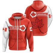 Canada Flag 3D Print Zip-Up Hoodie – Unisex Streetwear | OWNLUXE