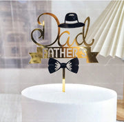 Father’s Day Acrylic Sign – Modern Clear Tabletop Décor