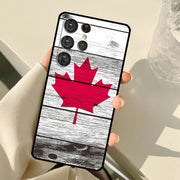Canada Canadian Flag Case For Samsung Galaxy S25 Ultra S21 S22 S23 S24 Ultra S9 S10 Plus S20 FE S24 FE Back Cover