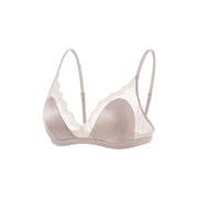 Silk Wire-Free Lace Bra | OWNLUXE