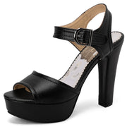 Women's Platform High-Heel Ankle-Strap High Heels | OWNLUXE