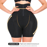 High Waist Compression Belly Shorts with Hooks - Padded Hip Enhancer | OWNLUXE
