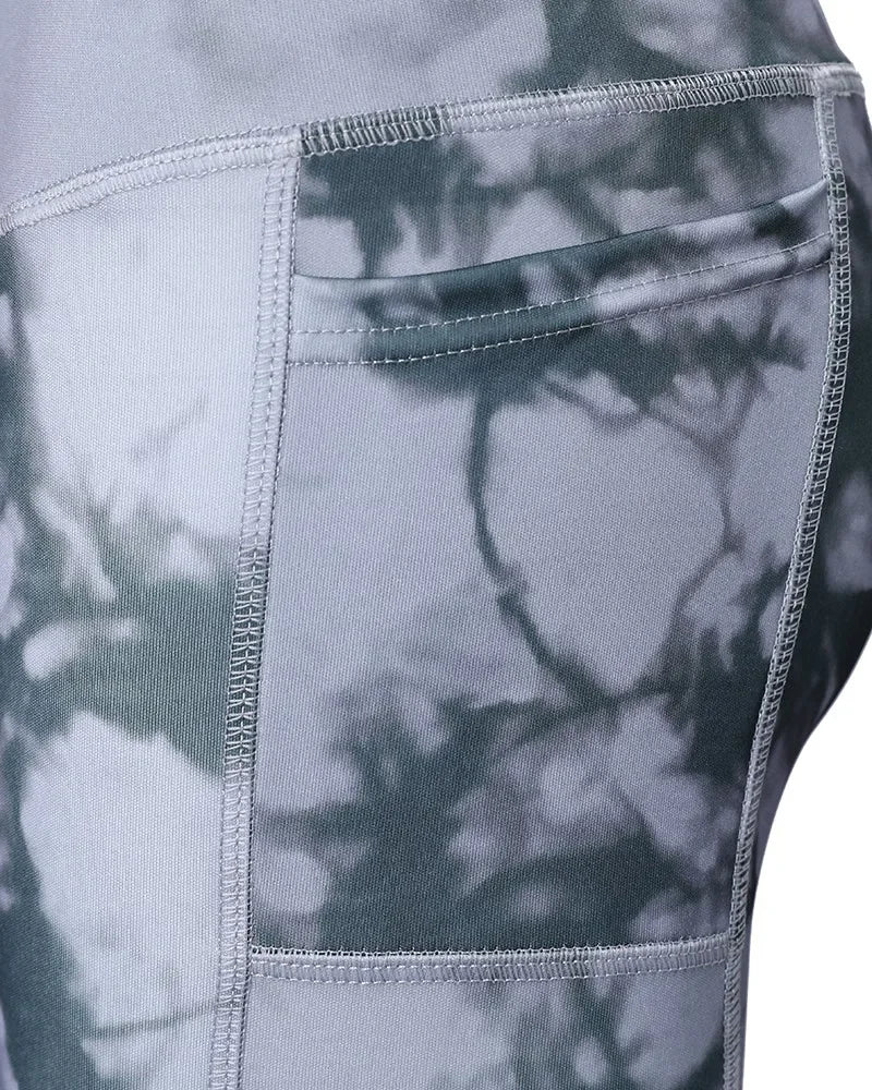 Women’s High-Waist Printed Leggings – Ankle-Length Comfort