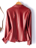 Load image into Gallery viewer, Women’s Casual Leather Jacket – All-Season Split Leather
